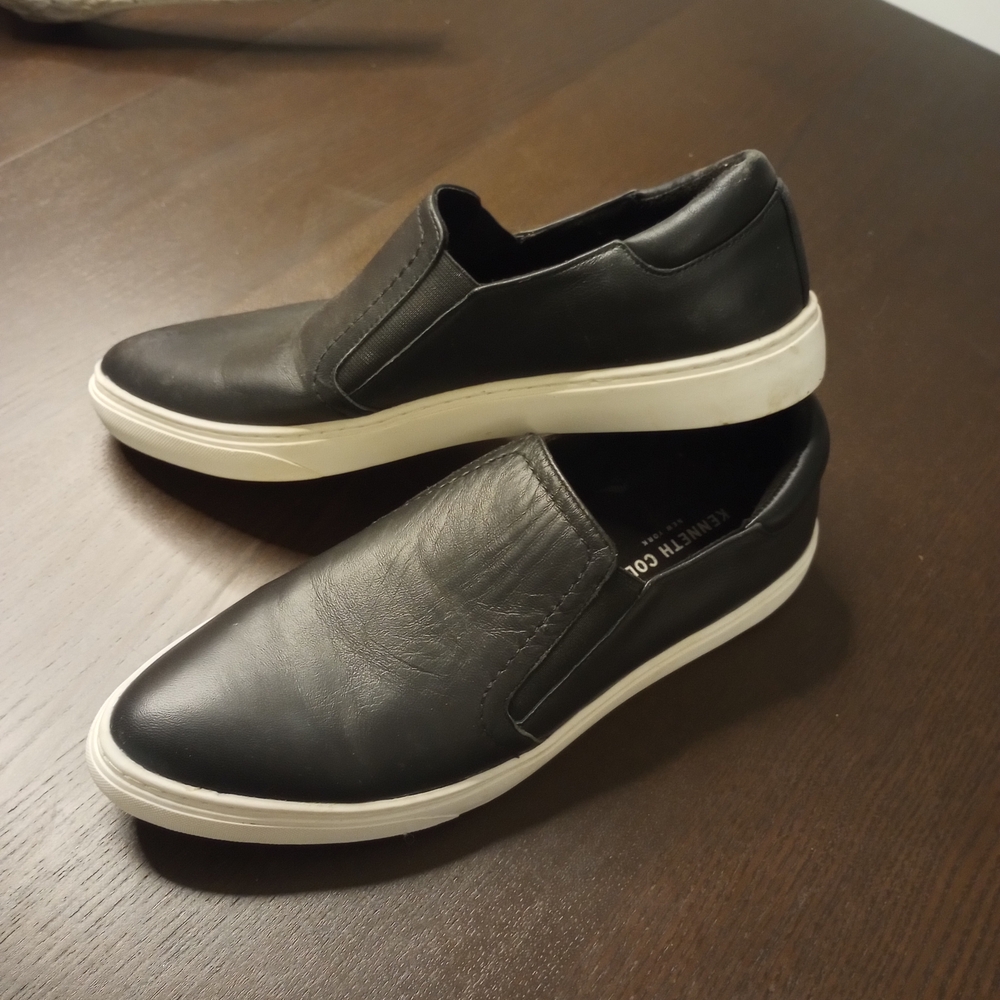 Black Slip-On Women's Shoes
